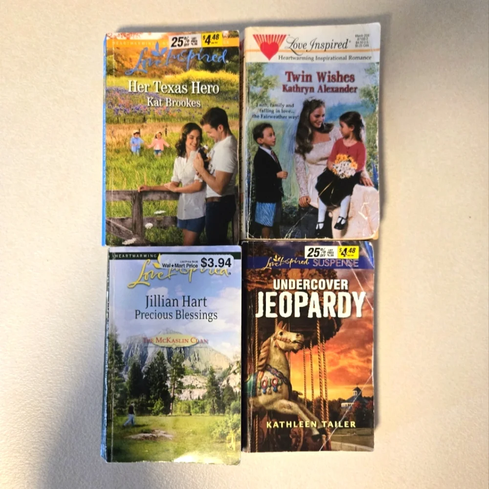 🌞4 Love Inspired Novels CHRISTIAN ROMANCE